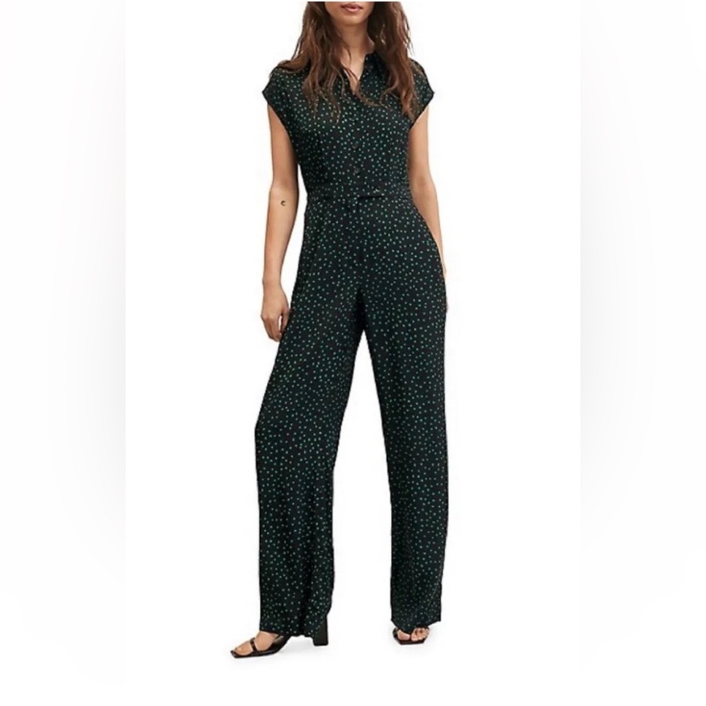 Mango wide leg jumpsuit